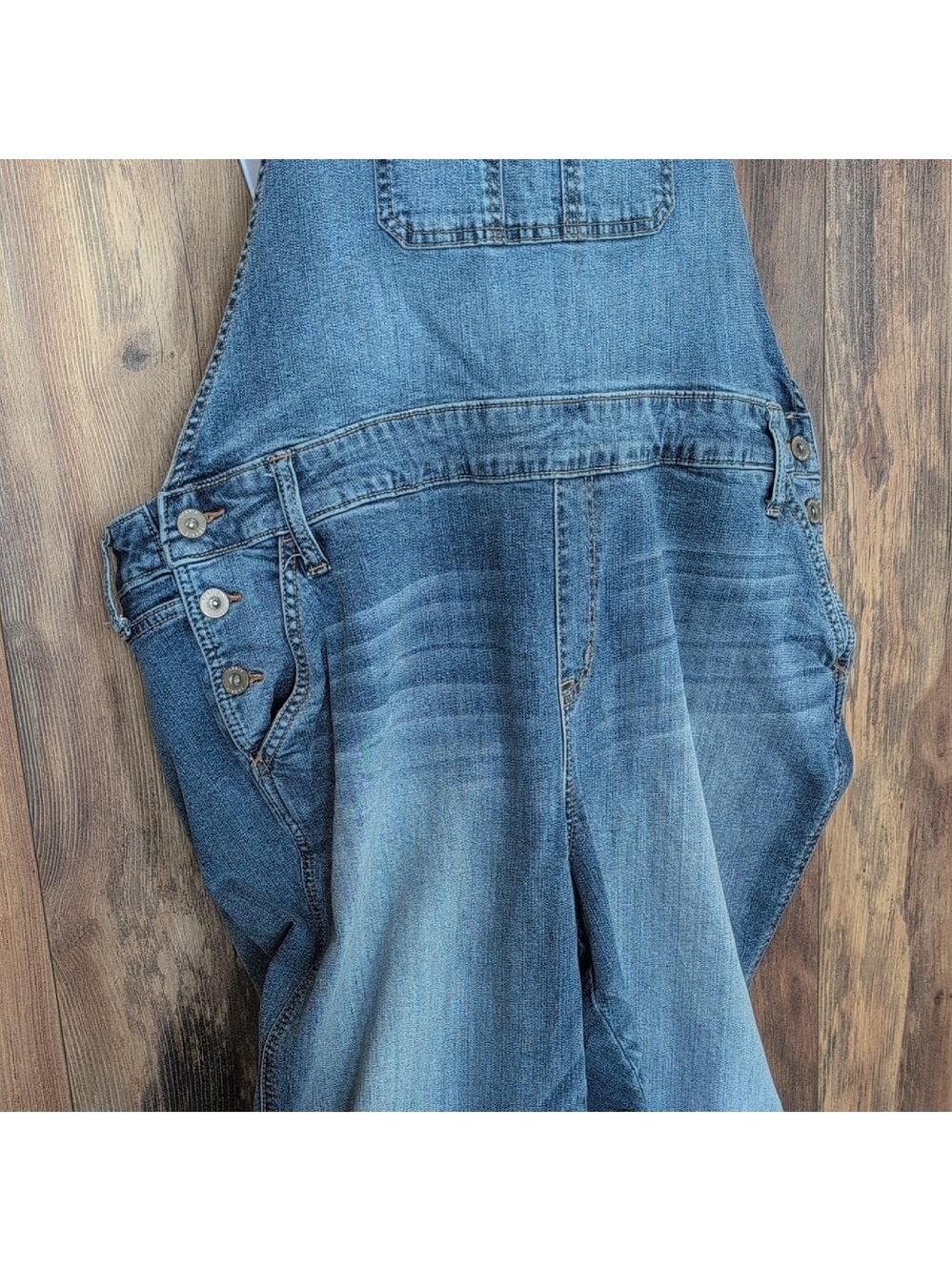 Torrid Classic Blue Women's Denim Jeans Overalls 20 C212 - Picture 3 of 10